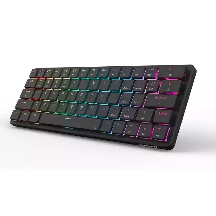 REDRAGON ELISE PRO LOW-PROFILE 63 KEY MECHANICAL KEYBORD - DUST-PROOF RED