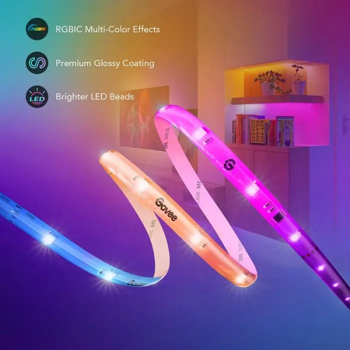 GOVEE RGBIC LED STRIP LIGHTS - (KD029334)