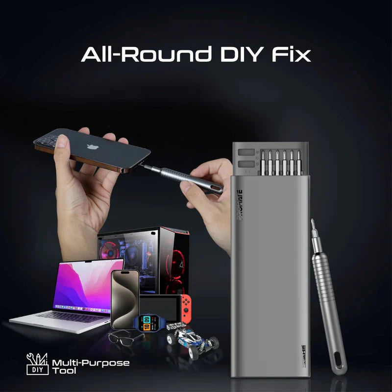 طقم مفك البراغي الدقيق 51 قطعة من 51 قطعة - رمادي - TJRO7TI