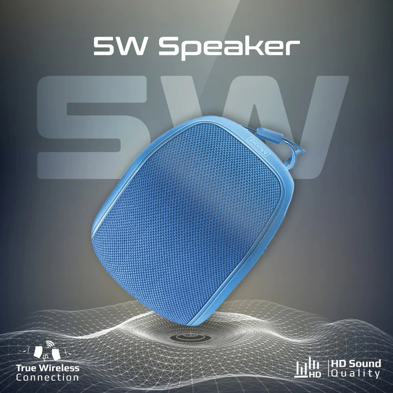 High Definition 5W Mini Bluetooth Speaker with 24-Hour Playback - Blue - TJRTXU4