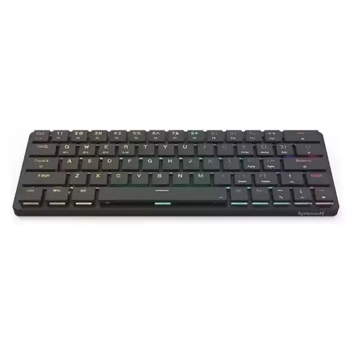 REDRAGON ELISE PRO LOW-PROFILE 63 KEY MECHANICAL KEYBORD - DUST-PROOF RED