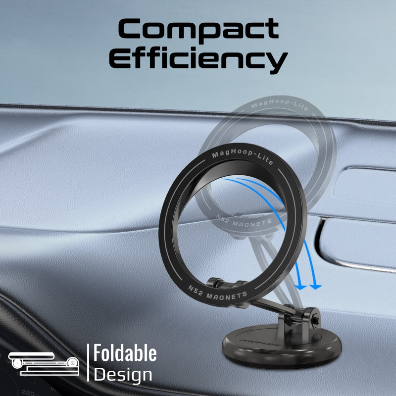 360 درجة مئوية MAGSAFE متوافق الهاتف الذكي - أسود - TJRMEH3