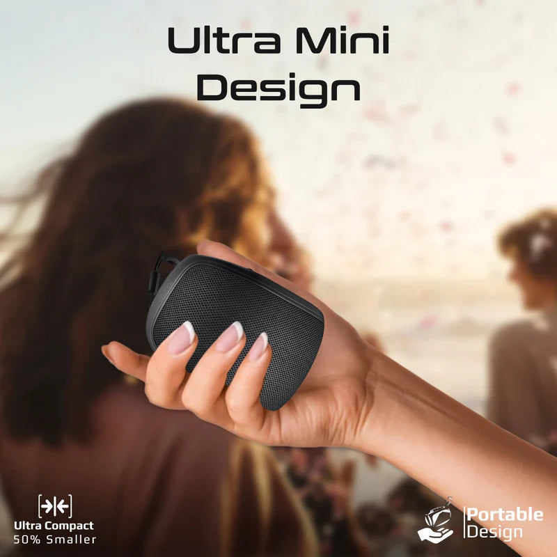 مكبر صوت عالي الدقة 5W Mini Bluetooth مع تشغيل 24 ساعة - Black - TJR6I59