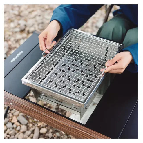Naturehike Stainless Steel Folding Grill - Stainless Steel/Small