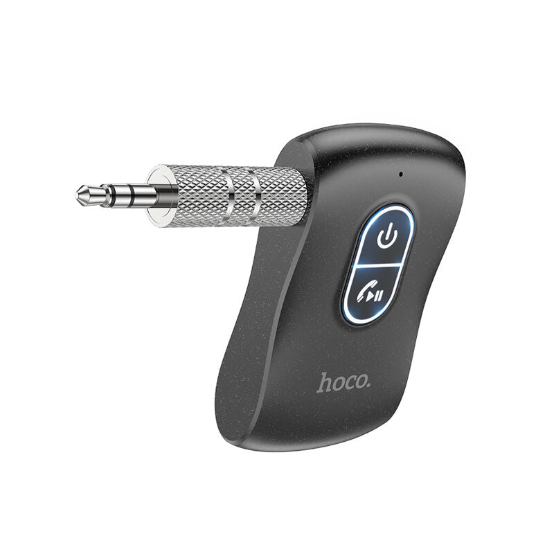 Hoco Hoco E73 Pro Journey AUX BT جهاز استقبال/إرسال صوتي - نجم أسود