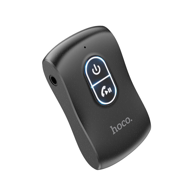 Hoco Hoco E73 Pro Journey AUX BT جهاز استقبال/إرسال صوتي - نجم أسود