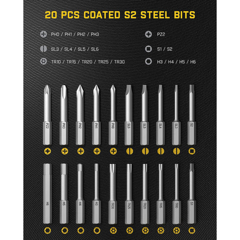 Fanttik Fold S1 APEX Deluxe Cordless Screwdriver - Black