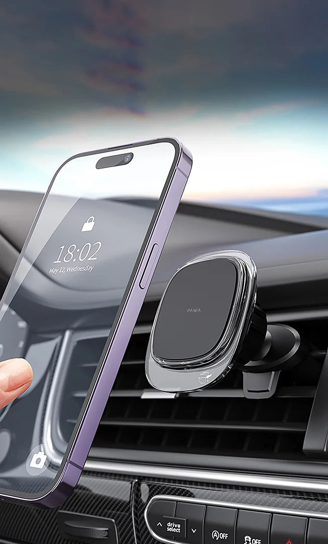 Pawa Magnetic 2IN1 Car Mount with Four Rubidium Magnet