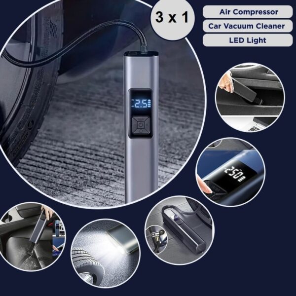 Hi-Tex Portable Wireless Air Compressor