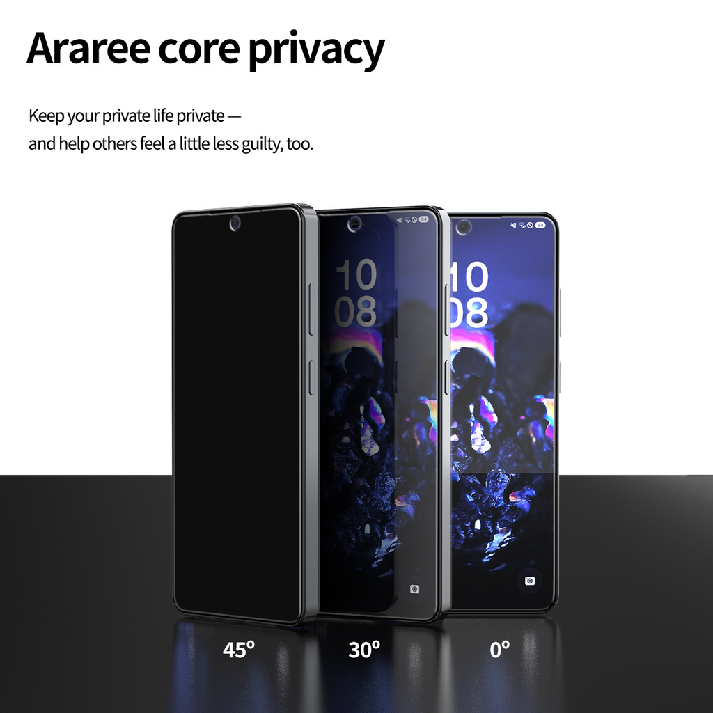 Araree Core Privacy Screen Protector For Samsung Galaxy S26 Plus -Black
