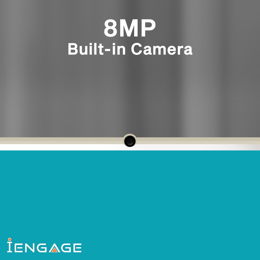 iEngage 32 Inch 4G (8GB/128GB) Android Rotating TouchScreen W/ Built-In Camera-White