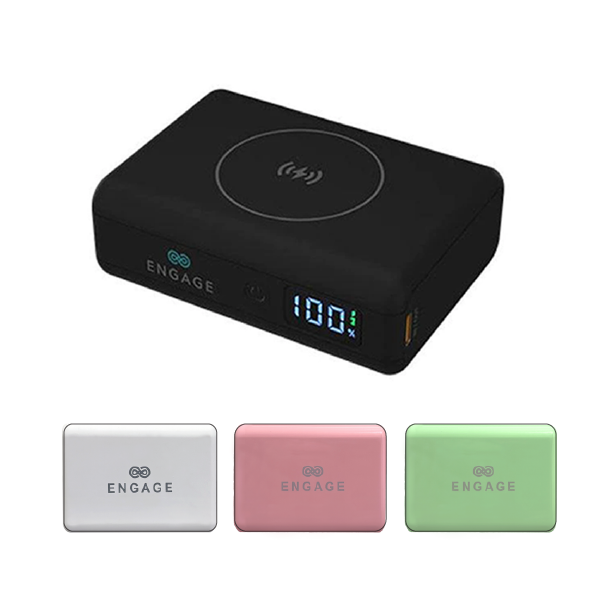 Engage Ultra Compact 10000mAh Wireless Power Bank PD 45W-M3JI