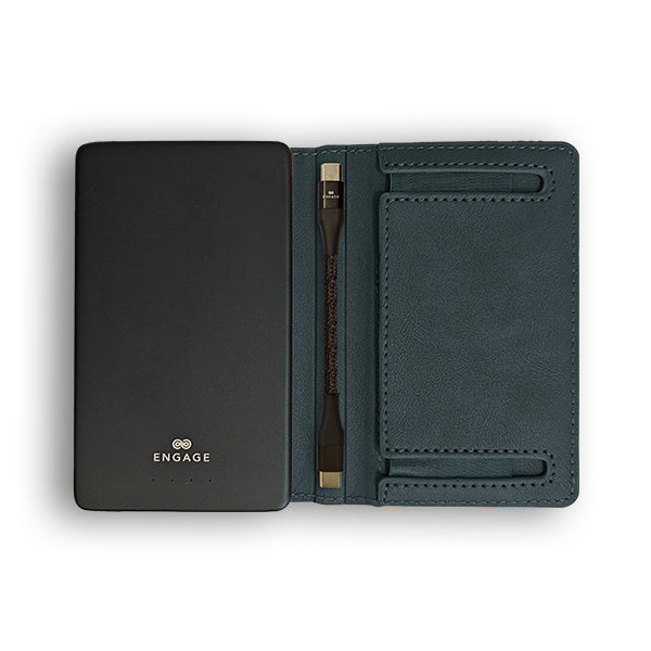 إشراك محفظة بنك الطاقة المغناطيسي 5000 مللي أمبير في الساعة (الأزرق)