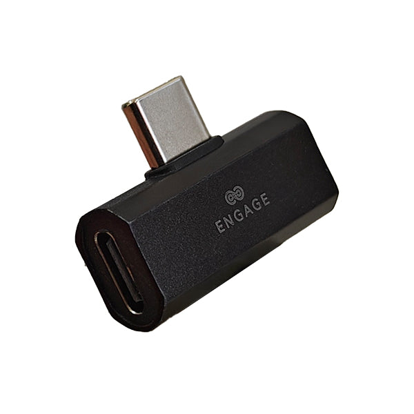 Engage USB-C To Dual USB-C Adapter (Charge + Audio) Black