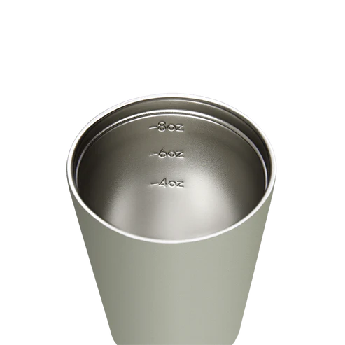Fressko Bino 227ml / 8oz Cup - Stainless Steel - Sage