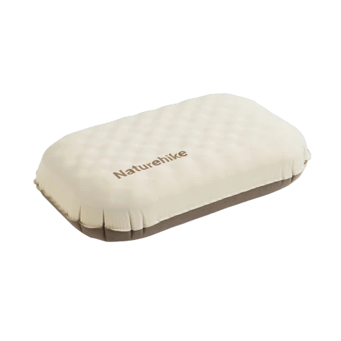 Naturehike Yugu 2-in-1 Sponges Inflatable Pillow - Champagne Brown (L)