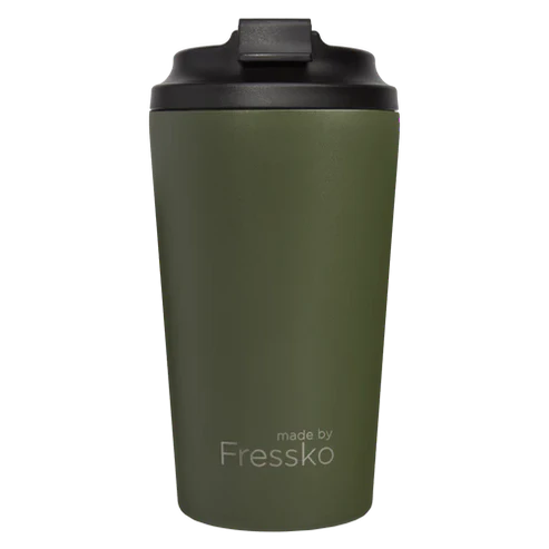 Fressko Grande 475ml / 16oz Cup - Stainless Steel - Khaki