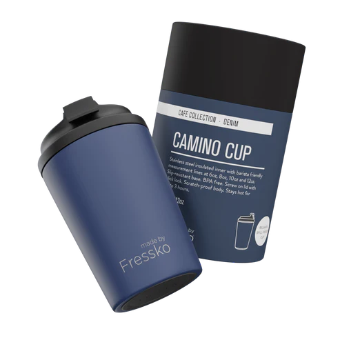Fressko Camino 340ml / 12oz Cup - Stainless Steel - Denim