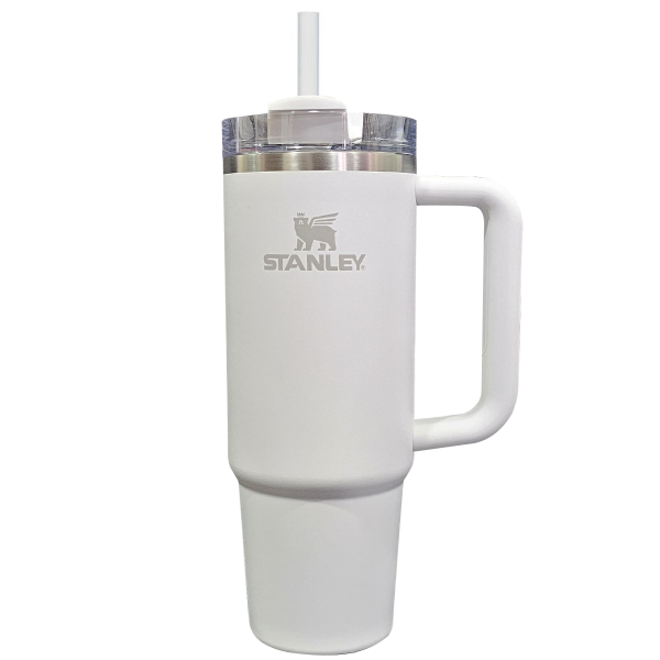 Stanley Quencher H2.0 Flow State Tumbler 30 Oz  - Frost White (Asian Variant)