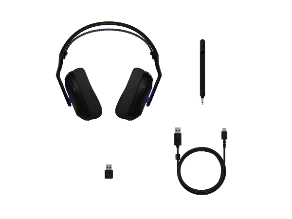 Logitech G522 LIGHTSPEED Wireless Gaming Headset with LIGHTSYNC RGB - Black