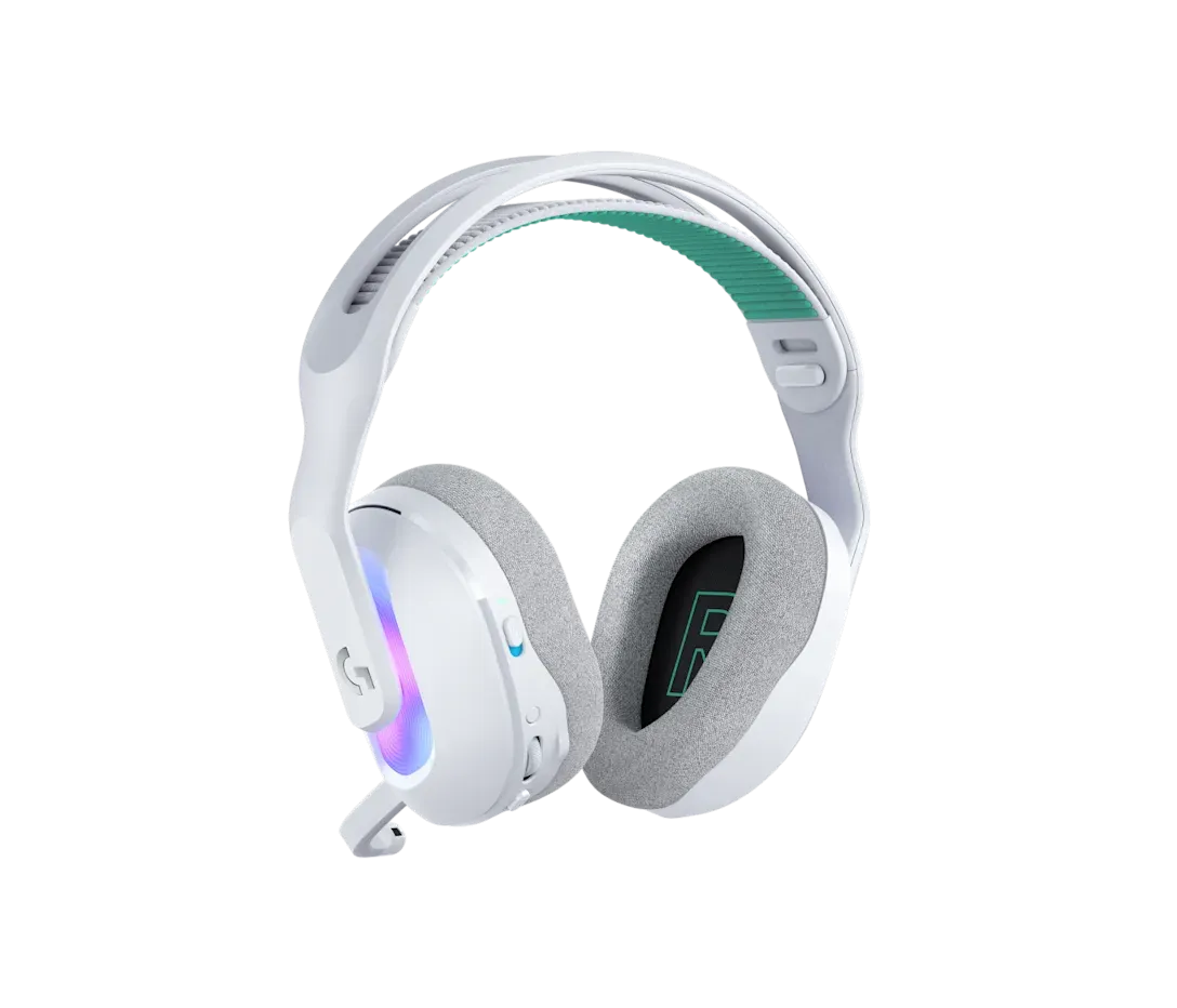 Logitech G522 LIGHTSPEED Wireless Gaming Headset with LIGHTSYNC RGB - White