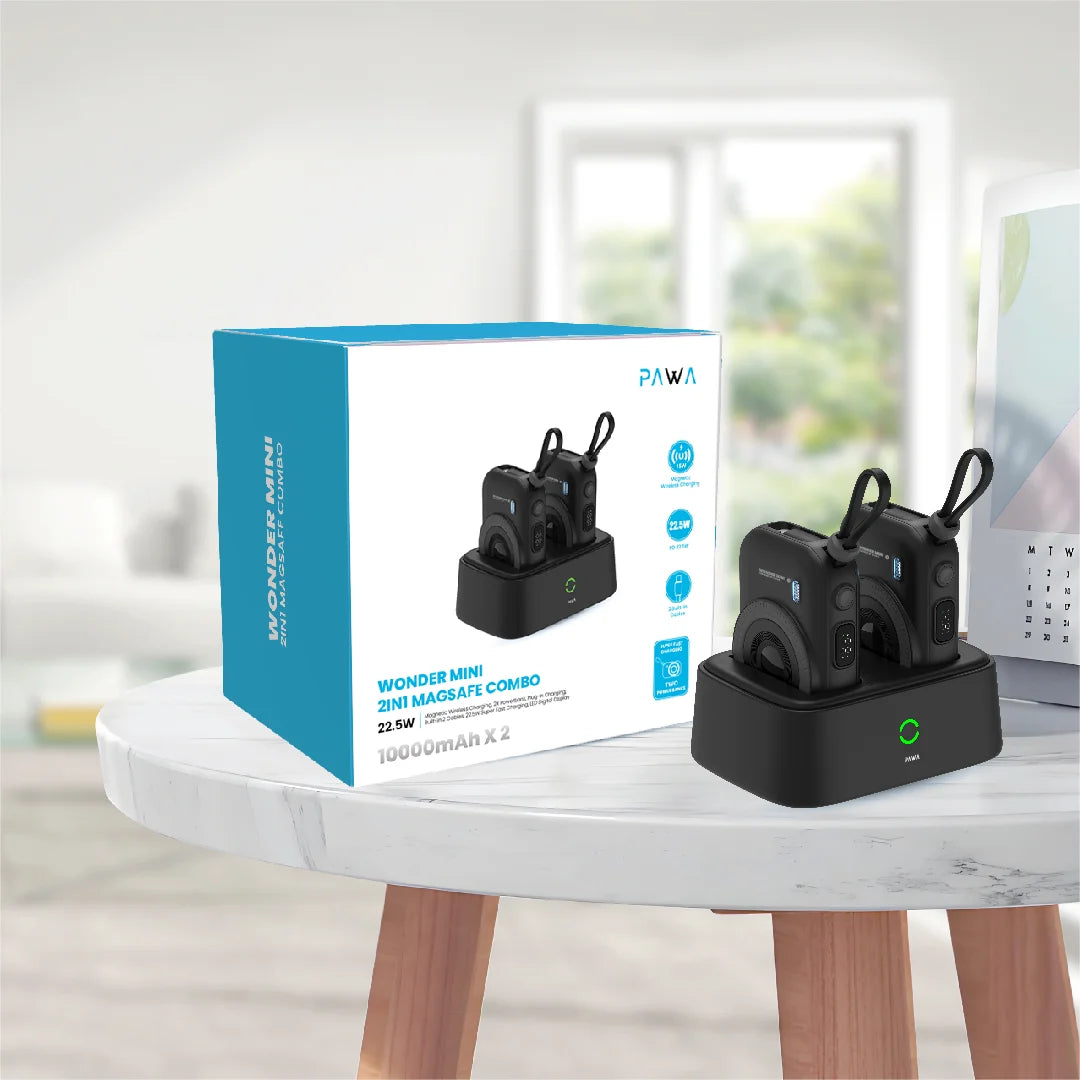 Pawa Wonder Mini  2in1 Magsafe Combo
