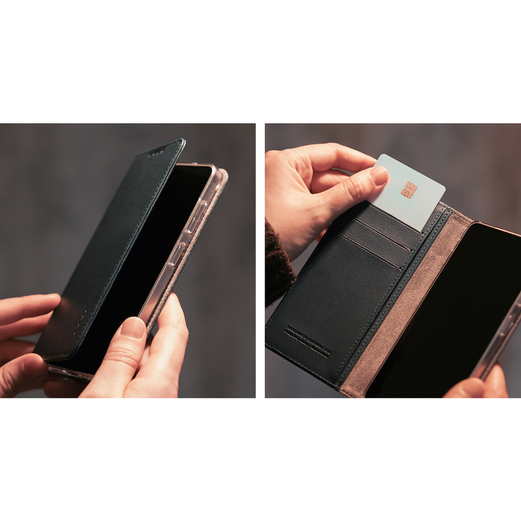 Araree Mustang Diary Case For Samsung Galaxy S26 Ultra -Black