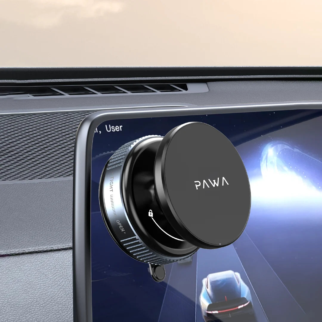 Pawa Vacuum Suction Phone mount with N56 Magnet