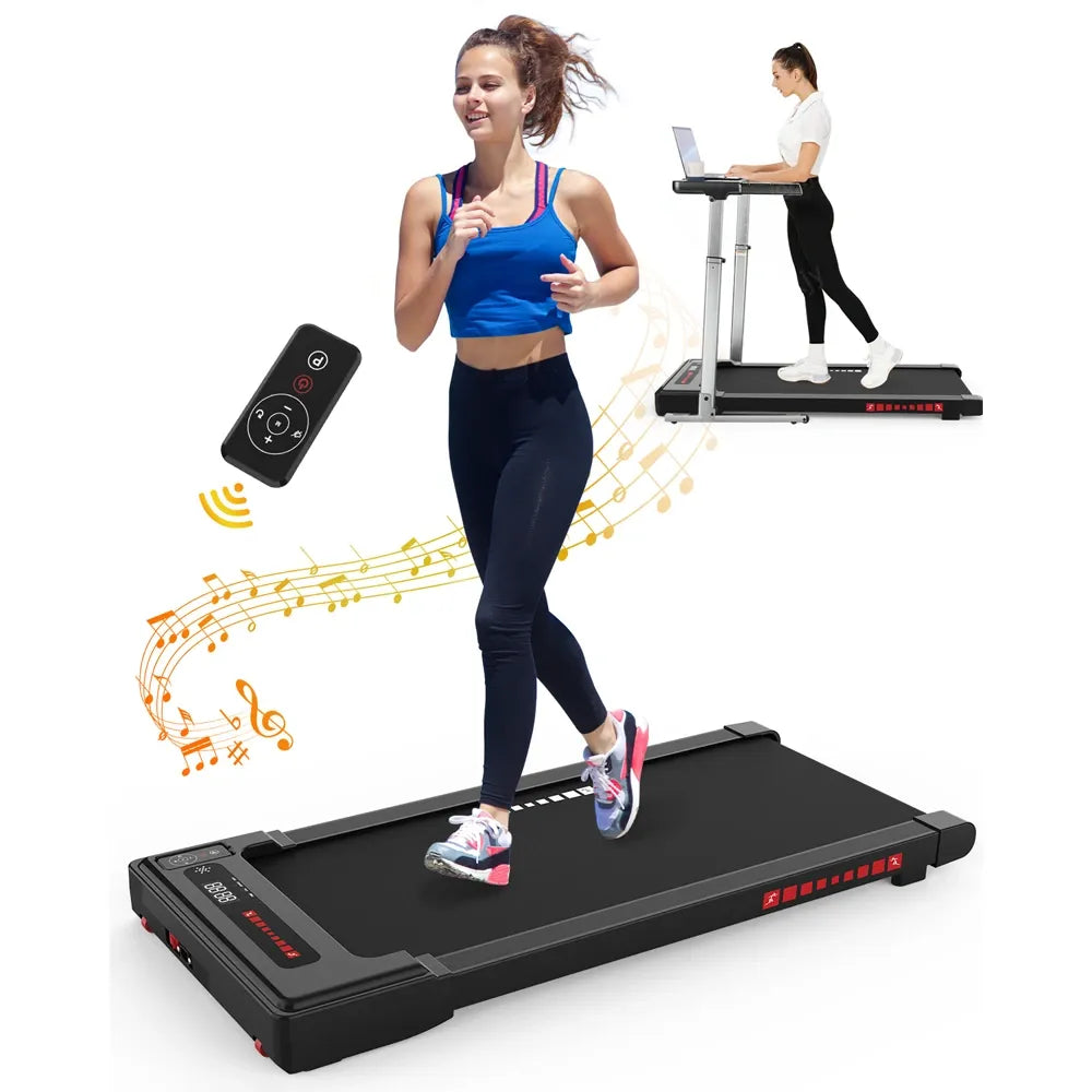 Gamvity 2.5Hp Slim Under Desk Walking Pad Treadmill With Led Display – Portable For Home & Office