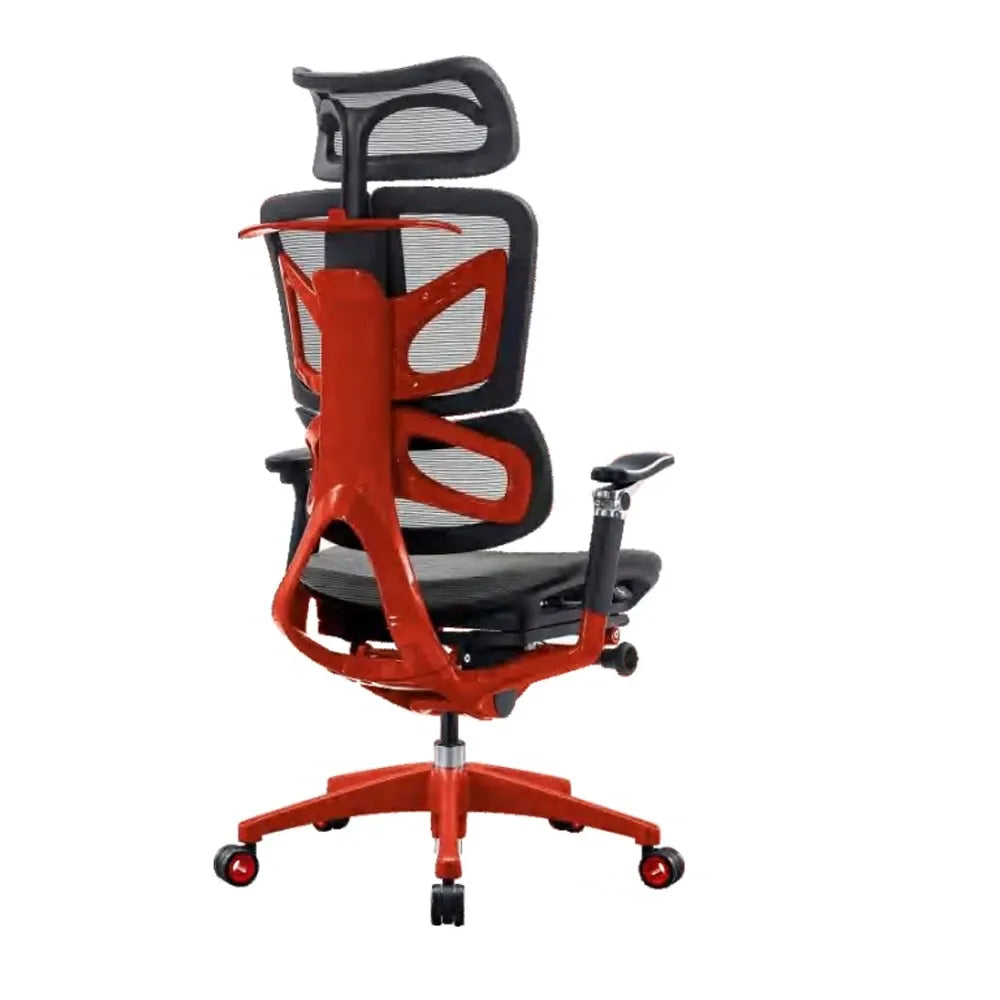 Gamvity Ergonomic Mesh Office Chair – Red Aluminum Alloy