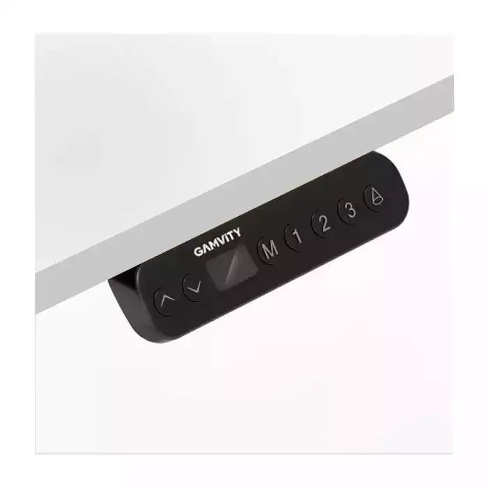 Gamvity L Shape Standing Ergonomic 3 Legs Stand Up Modern Furniture Table Electric Height Adjustable Desk(1000X1750Mm) - Grey / White Oak