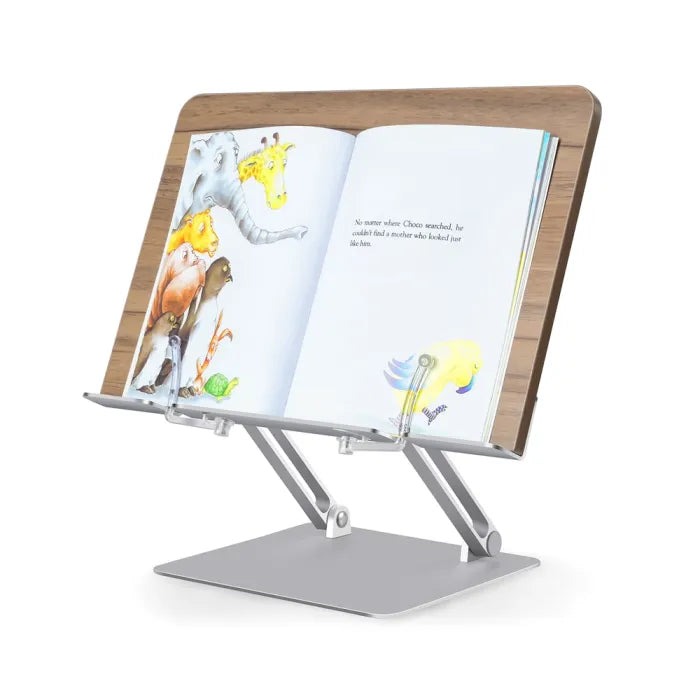 Gamvity Modern Ergonomic Adjustable Acrylic Book & Laptop Stand – Fold ...