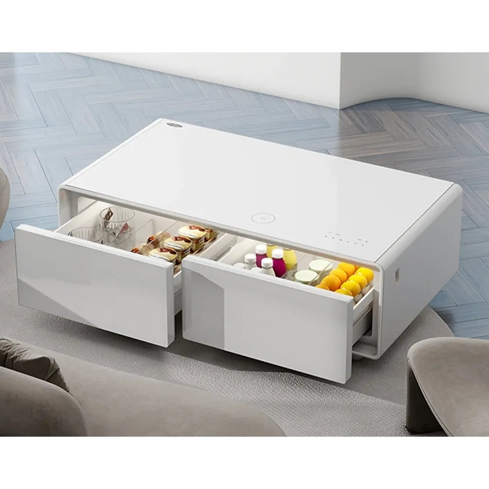Gamvity Newest Luxury Pro Smart Coffee Table 135l Refrigerator (Tb135) - White