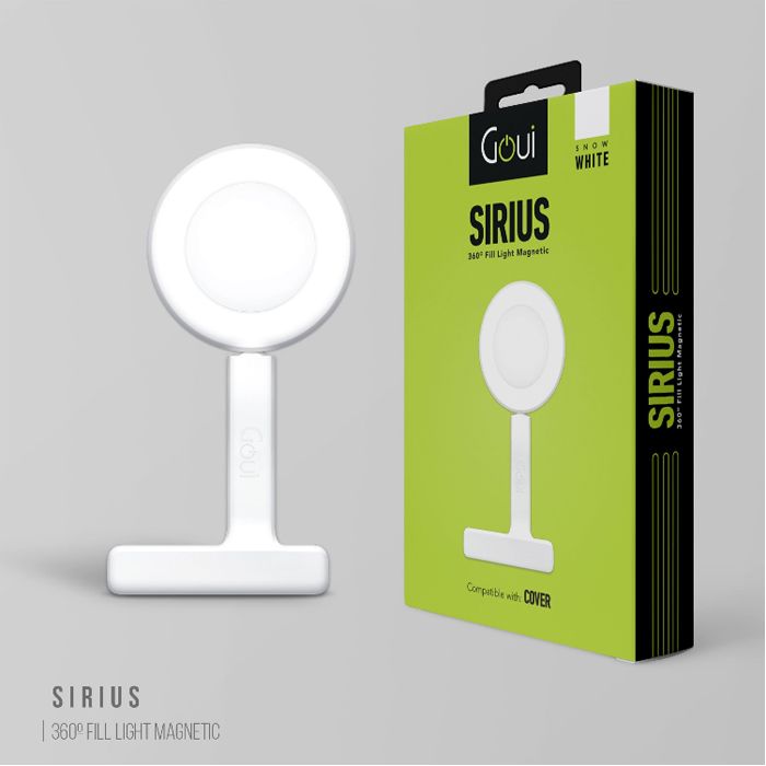 Goui Sirius Magnetic Fill light 360 - Snow White