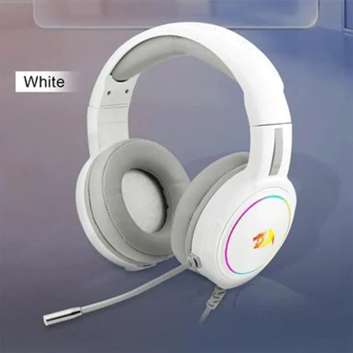 Redragon H260W HYLAS RGB Wired Gaming Headset - White