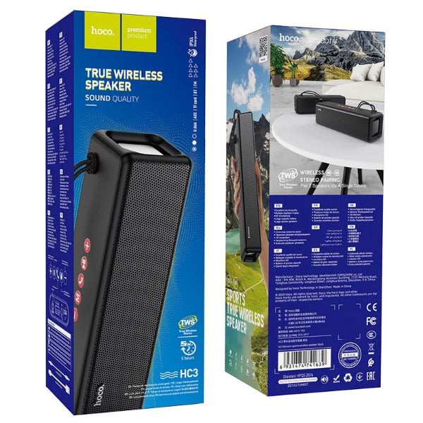 Hoco HC3 Bounce sports wireless speaker- Black