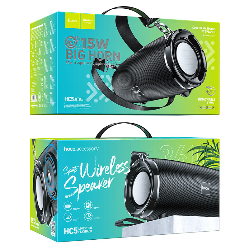 Hoco Hoco HC5 Cool Enjoy sports BT speaker - black