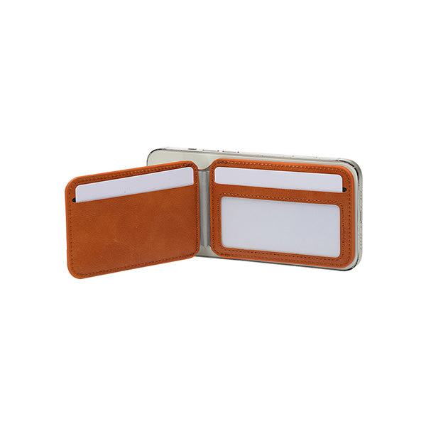 iEngage Magsafe Fold Wallet (Multiple Card Holder/Stand Feature) (Brown)