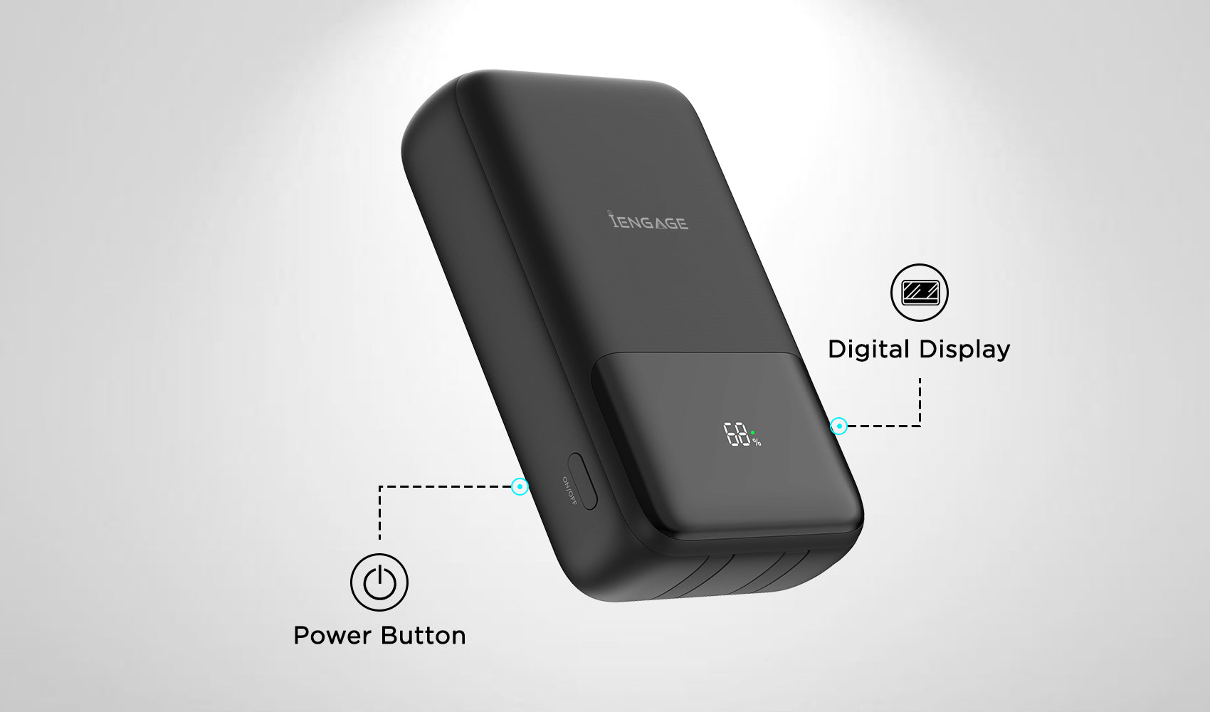 iEngage Qi2 20000mAh Ultra Fast Charging PD 65W PowerBank