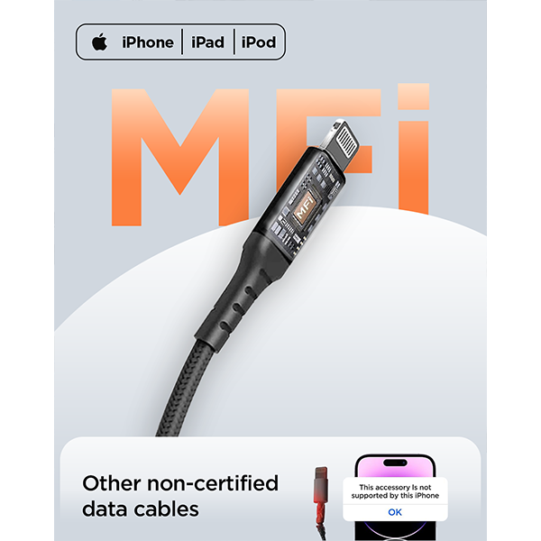 iEngage USB-C to Lightning Cable 30m (Black)