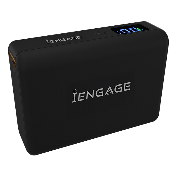 iEngage Compact Wireles Magnetic Power bank 10000 mAh W/Led Display Pd 45W