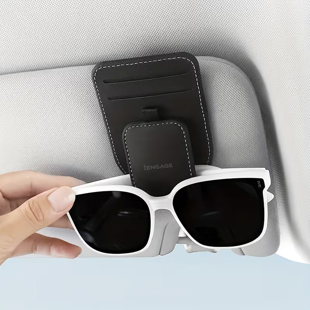 iEngage Car Sunvisor Holder (Black)