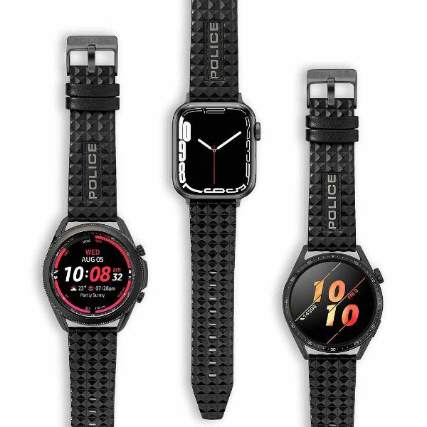 هرم الشرطة Apple Watch 38/40/41 حزام جلدي