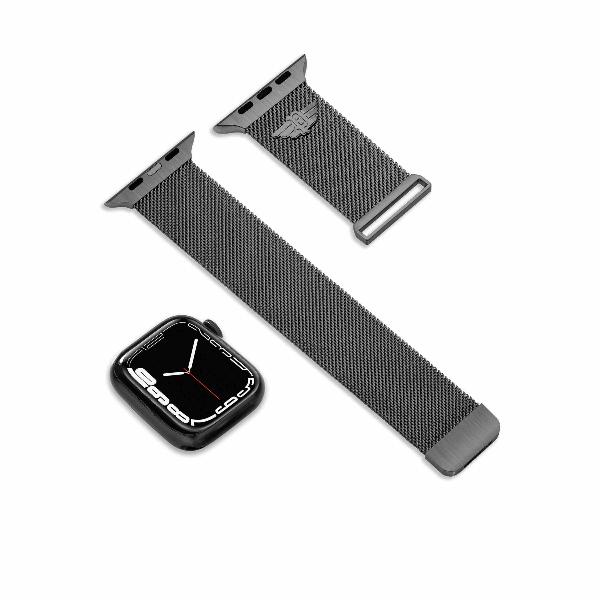 Police Apple Watch Ultra/45/44/42Mm Mesh Stainless Steel Strap