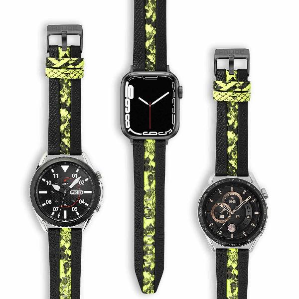 شرطة Apple Watch 38/40/41 حزام مسدس من الجلد الجسر