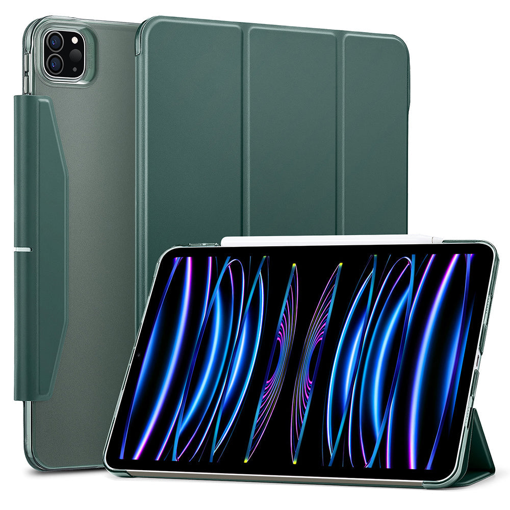 ESR iPad Pro 11 Gen 4/3/2/1 (2018-2022) Ascend Trifold Case - Forest Green