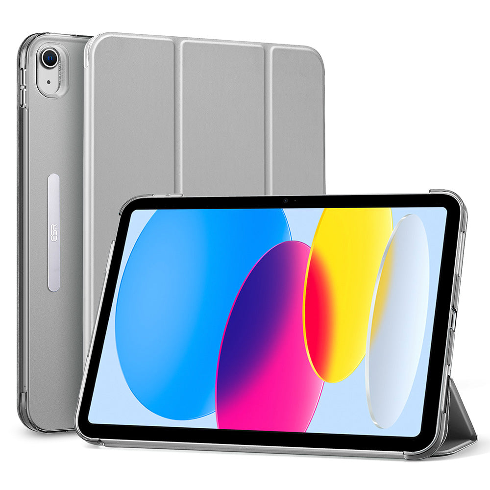 ESR iPad 10.9 2022 (10th Gen) Ascend Trifold Case - Silver Gray