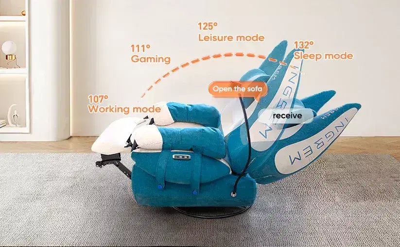 Ingrem Power Smart Sofa Recliner - Black