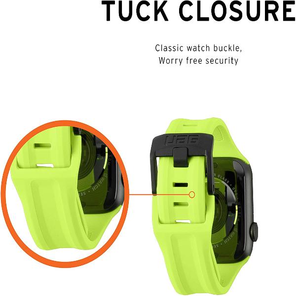 Uag Apple Watch 45/44/42Mm/Ultra Silicone Scout Strap-Billie Neon Green
