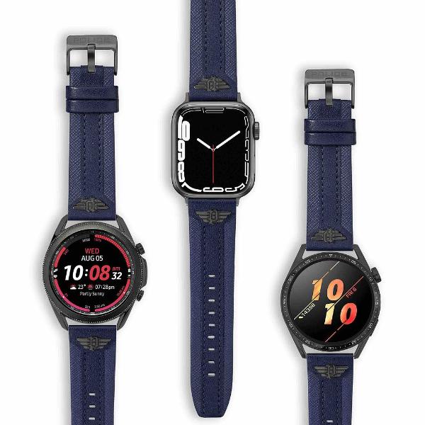 شرطة Apple Watch 38/40/41 Smart Watch 20mm Wings Leather Strap